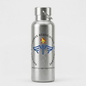 NaPAZ Stainless Steel Water Bottle - Navy